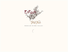 Tablet Screenshot of enroutewinery.com
